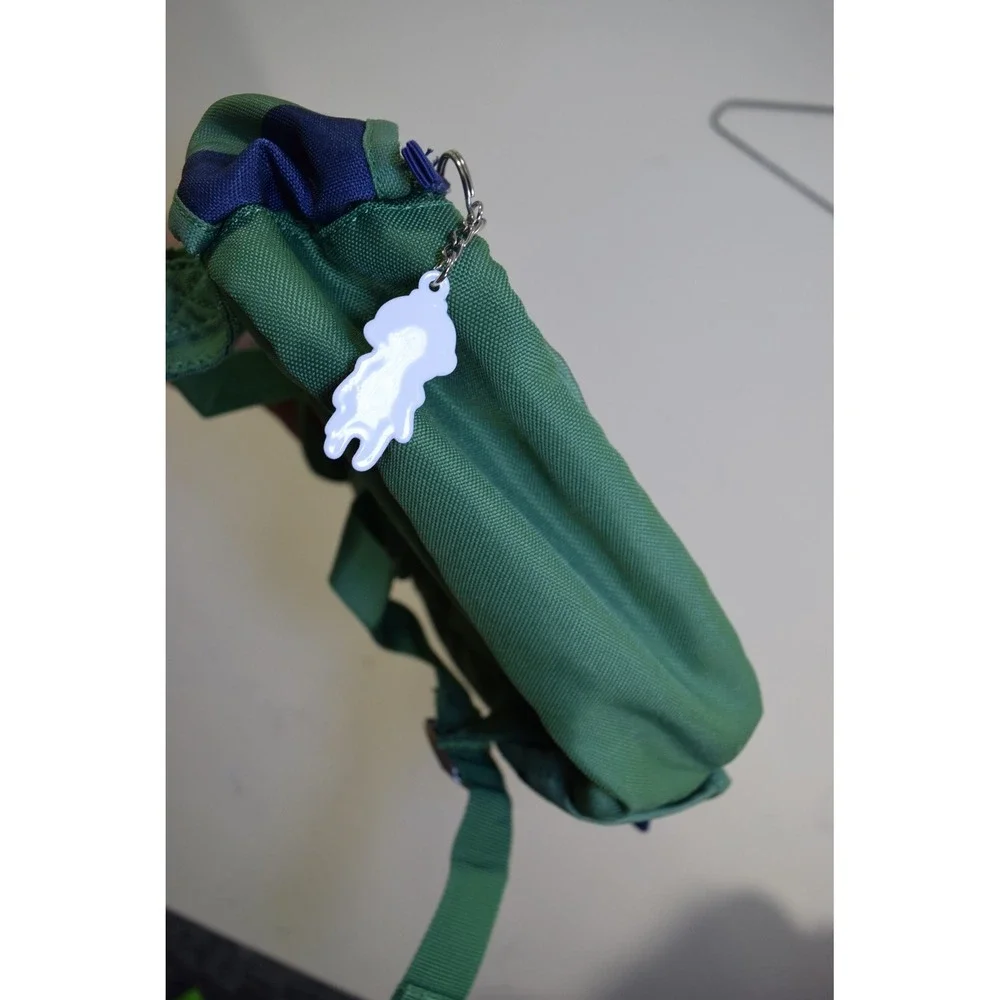 2019 Pottery Barn Kids ALEX Dinosaur Green Blue Stripe Toddler Mini Backpack Boy